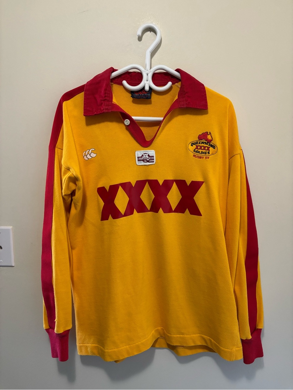 Vintage 1990s Canterbury of New Zealand Queensland XXXX Goldies Rugby